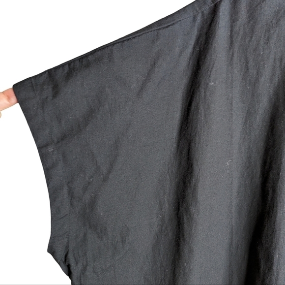 Moyuru black oversized top sz M - Picture 5 of 7